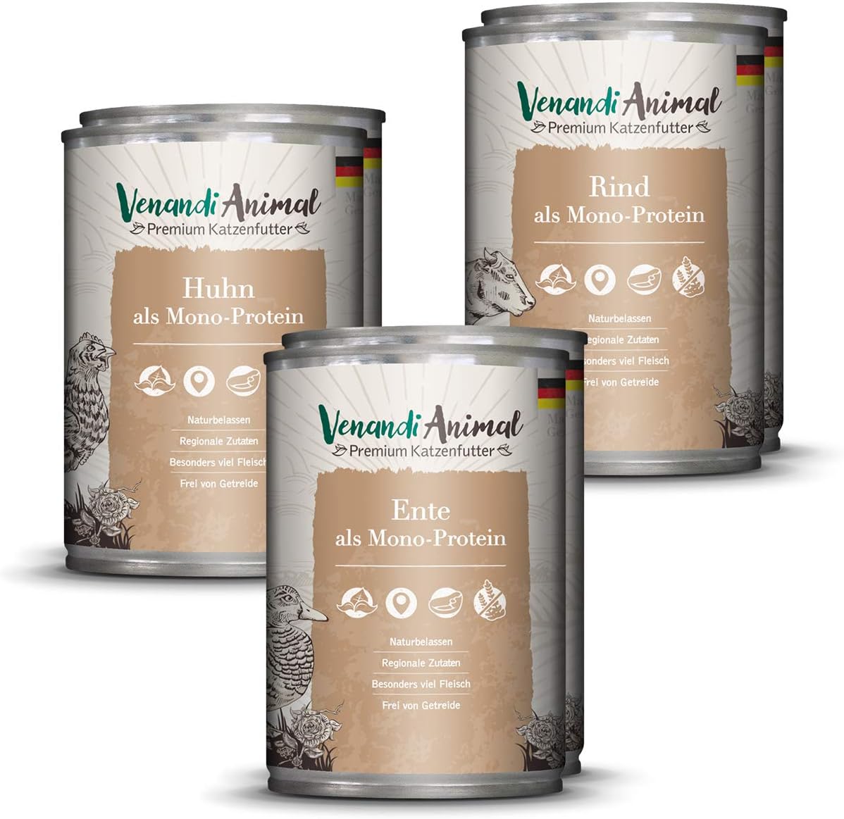 Generation Pet Alimento Umido Per Cani - Assortimento 6 Scatolette Da 200g Con Carni Diverse - Foto 4