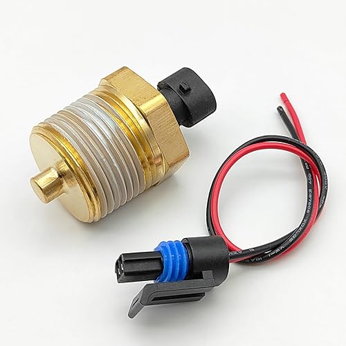 Sensor de temperatura del refrigerante con enchufe de mazo de cables 23515251 23514708 GT7610-477 compatible con Detroit Diesel Series 60
