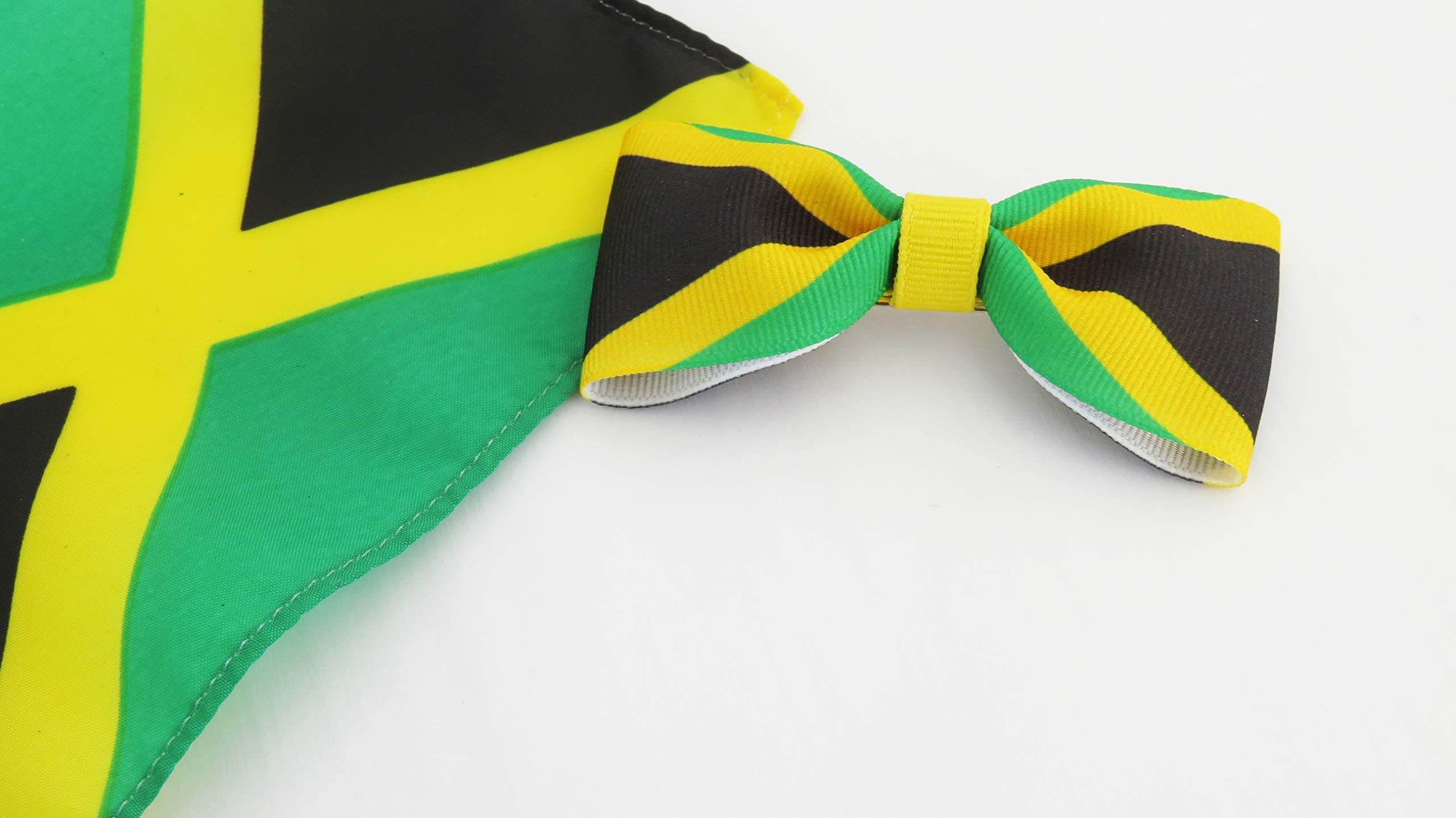 Jamaica Flag Hair Bow Girls Women Multicultural Accessories Hair Decor Jamaican Flag Hair Bow - Etsy main image 4