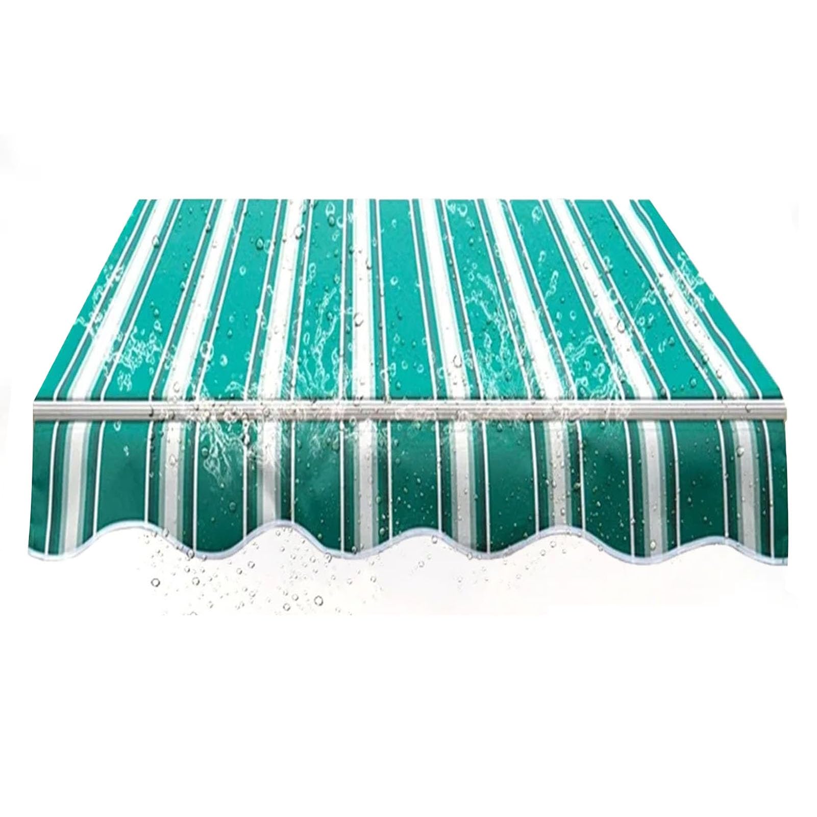 ZFUCMAYL Replacement Canvas for Retractable Awning,Stripes Awning Replacement Fabric Top Cover,280g Polyester Shade Cover for Car Side Deck Window,Frameless(22.9x8.2ft)
