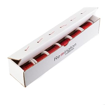 Magnet Wire Kit, Enameled Copper Wire, 22, 24, 26, 28, 30, 32 AWG, 2 oz Each, Red