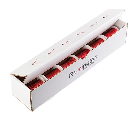 Magnet Wire Kit, Enameled Copper Wire, 22, 24, 26, 28, 30, 32 AWG, 2 oz Each, Red
