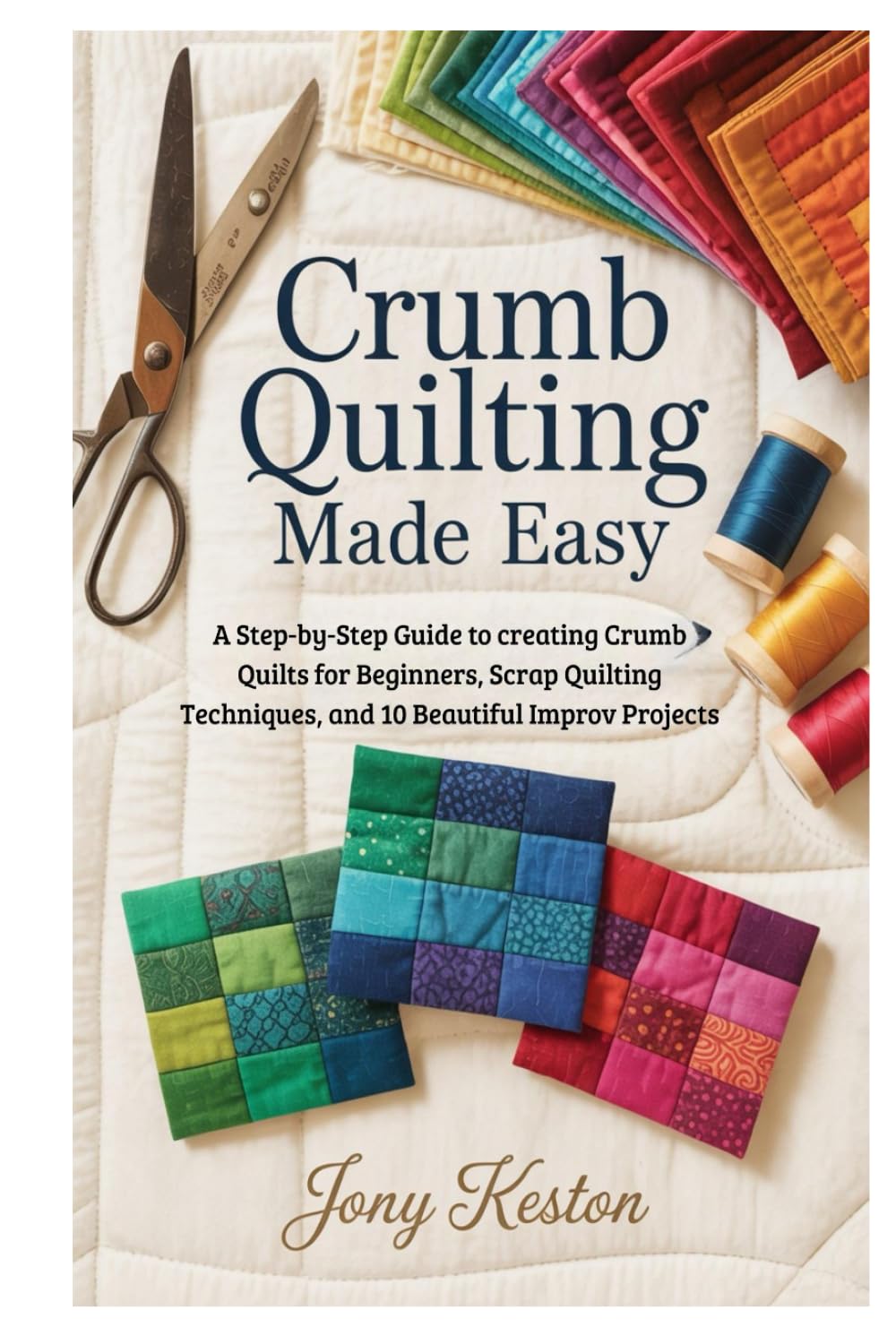 Crumb Quilting Made Easy: A Step-by-Step Guide to creating Crumb Quilts for Beginners, Scrap Quilting Techniques, and 10 Beautiful Improv Projects