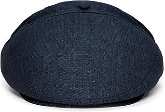 Sterkowski Swede Cap | 100% Linen Flat Cap For Men and Women | Super Airy 5 Panels Summer Cap without Lining