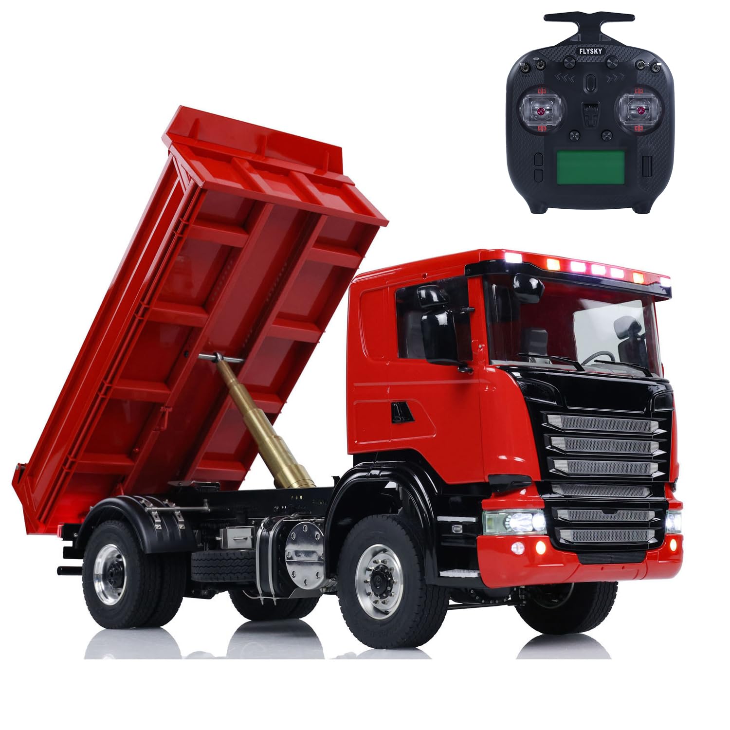 TOUCAN RC HOBBY 1 14 4x4 RC Hydraulic Dumper Car Remote Control Dump Truck Metal Tipper Model
