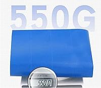 Vista 7 de Piscina sobre el suelo acuicultura tanque de peces 500G lona de plástico invernadero estanque de peces cangrejos de río Koi piscina infantil, sin