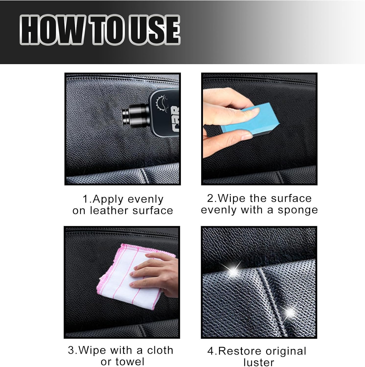 Plastic Restorer for Cars, 100ml Black Trim Restorer, Car Plastic Restorer,Cars Restore Cream Restores Faded Plastic,Waterproof, Long-Lasting Shine and Protection for Car Interior Dash, Exterior Trim