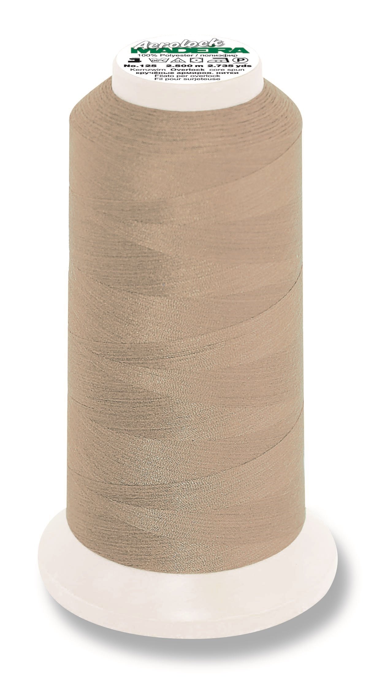 Madeira Beige Aerolock Overlocker Thread (9490) 2500M