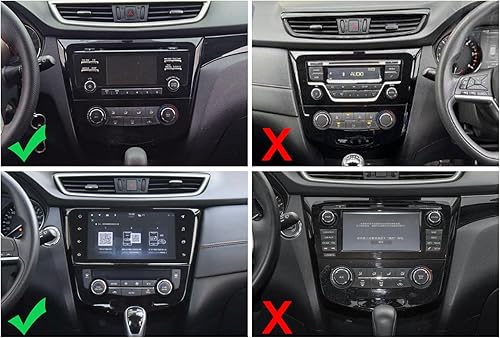 Miniatura 3 de Saitedudu Android 13 Pantalla táctil HD de 10 pulgadas compatible con Nissan Xtrail Qashqai Rogue 2014-2018 Radio Receptor multimedia de audio para