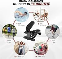 Tohoyard Mini Stepper 150 kg Ellenállásos Szalagokkal és LCD Kijelzővel 4
