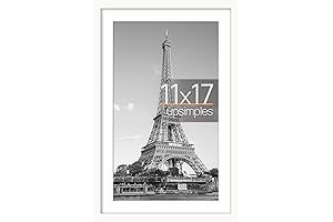 upsimples 11x17 Picture Frame - Perfect for 9x15 Photos with Mat or 11x17 Without Mat