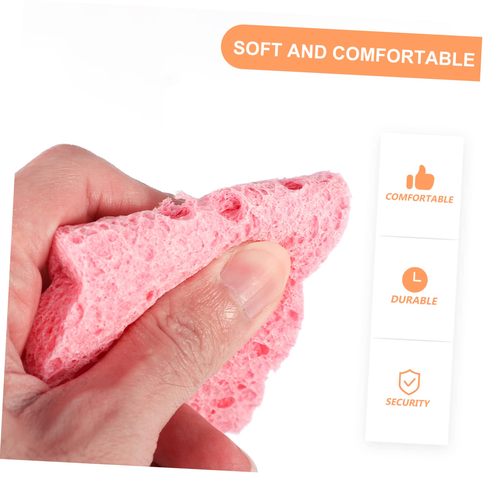 FRCOLOR 24piezas Esponjas De Baño Para Bebés De Suaves y Absorbentes Para y Limpieza Infantil Diversos Material De Pulpa De Natural