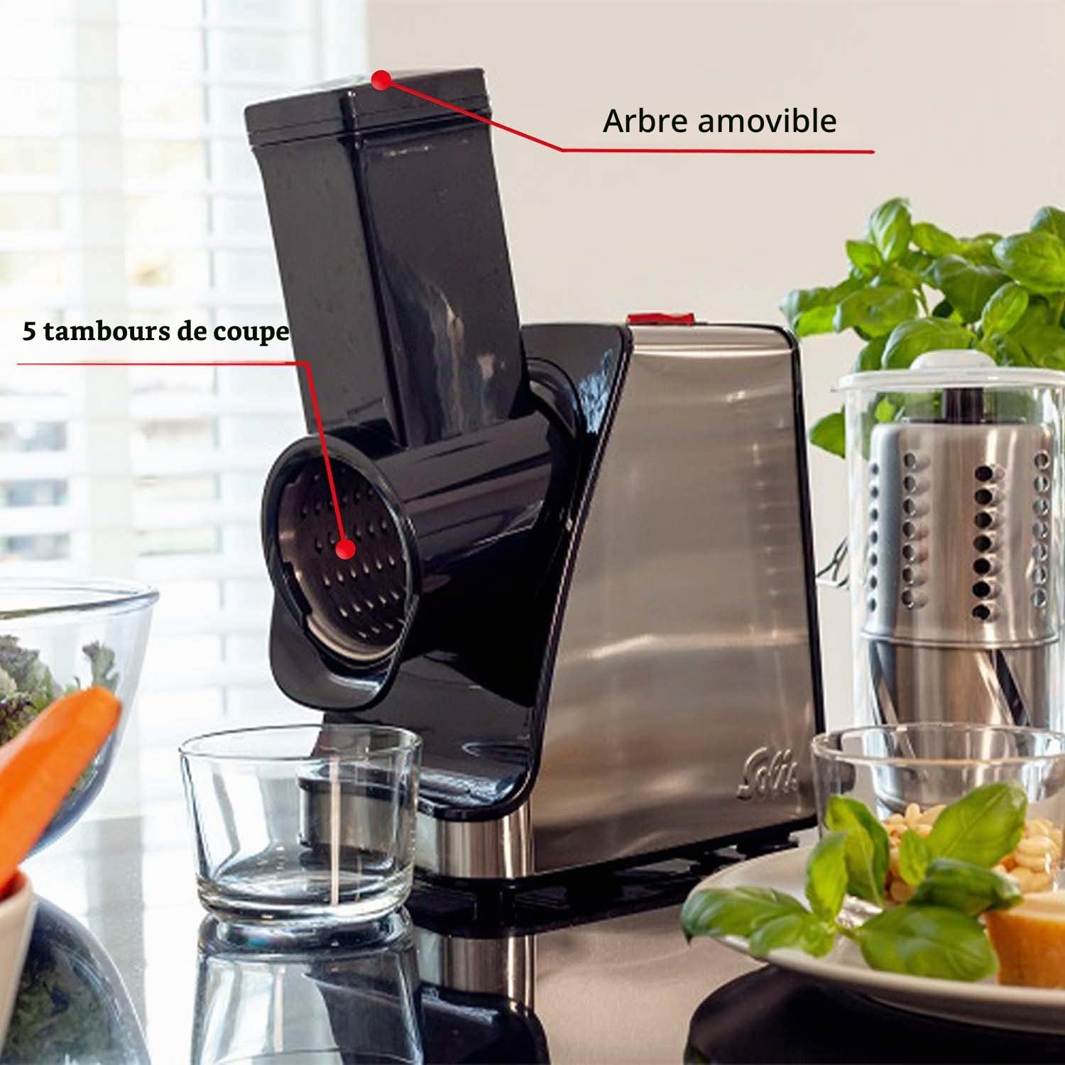 Solis Slice & More 8401 Electric Vegetable Slicer, Spiral Slicer
