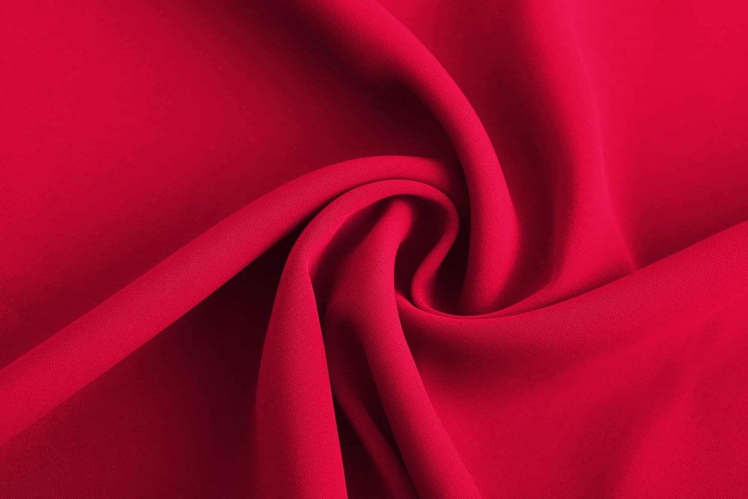 TASAMO Women's Casual Round Neck Basic Pleated Top Cap Sleeve Curved Keyhole Back Chiffon Blouse - Image 5