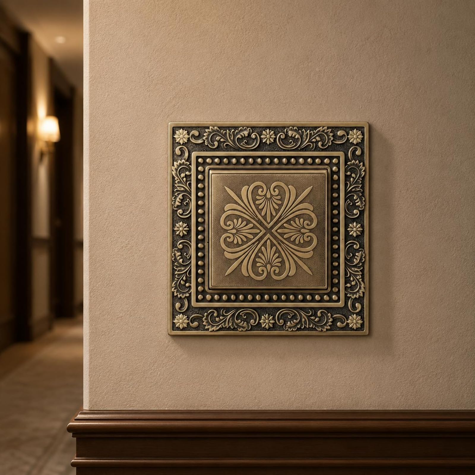 Toma de Corriente con Interruptor Enchufe de Pared Placa Eléctrica Panel 13A Unidad Decorativa Robusto y Contacto Fiable Adecuada para Salón, style to 3