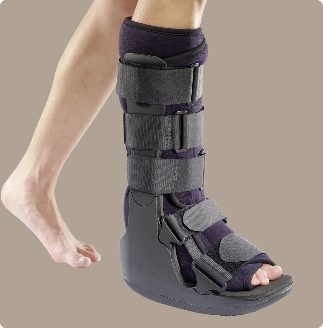 RO+TEN EQUALIZER PR4-400 Férula fija para espinillas-tarsica para lesiones de tobillo y tendón de Aquiles – Mediana (39-44) – Conforme a la normativa CE