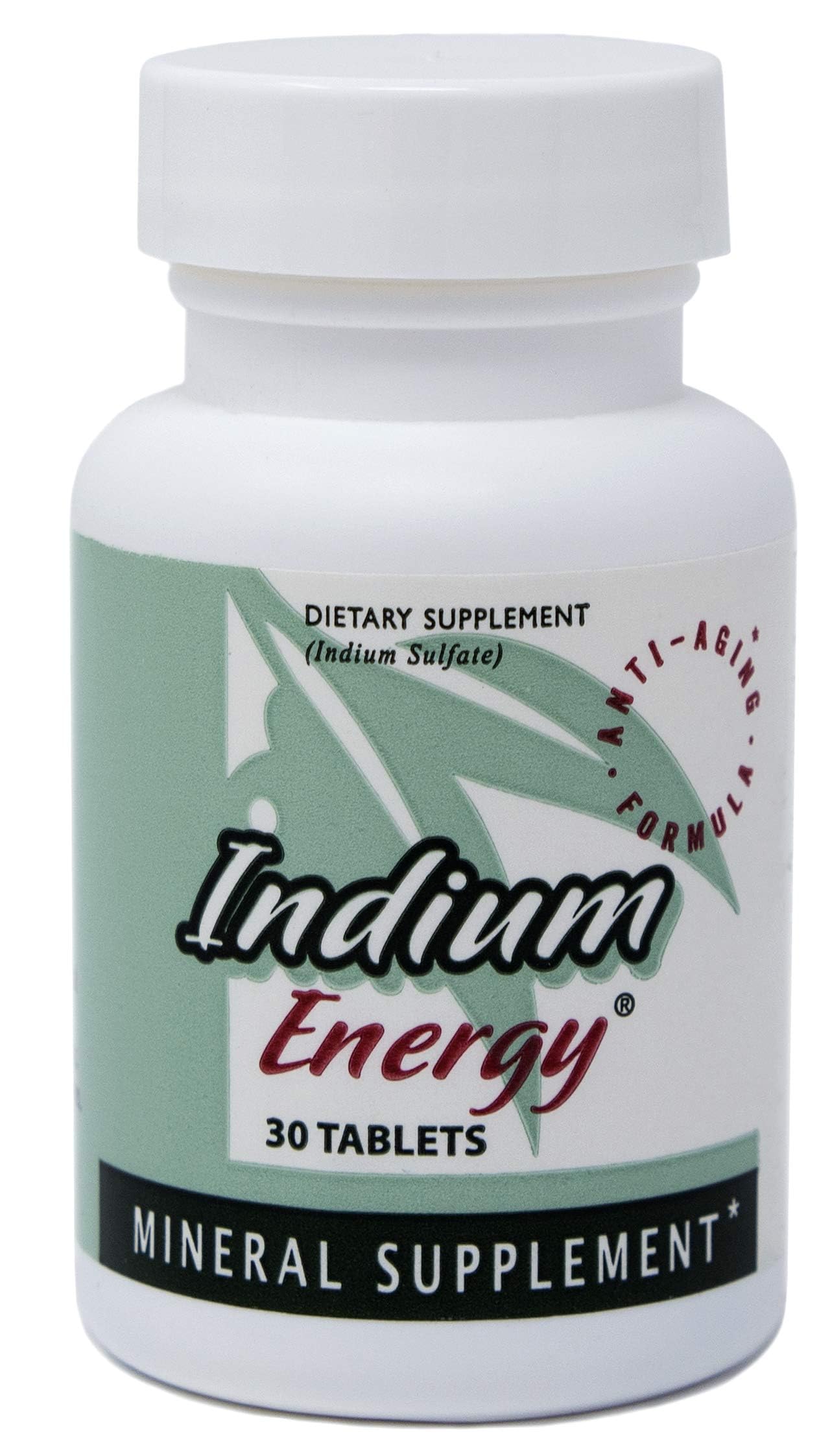 EAST PARK Research - Indium Energy - All Natural Indium Powerful Anti-Aging Support - Helps Increase Energy and Supports Mental Clarity, Sleep, Joints and Overall Sense of Well-Being (30 Count)