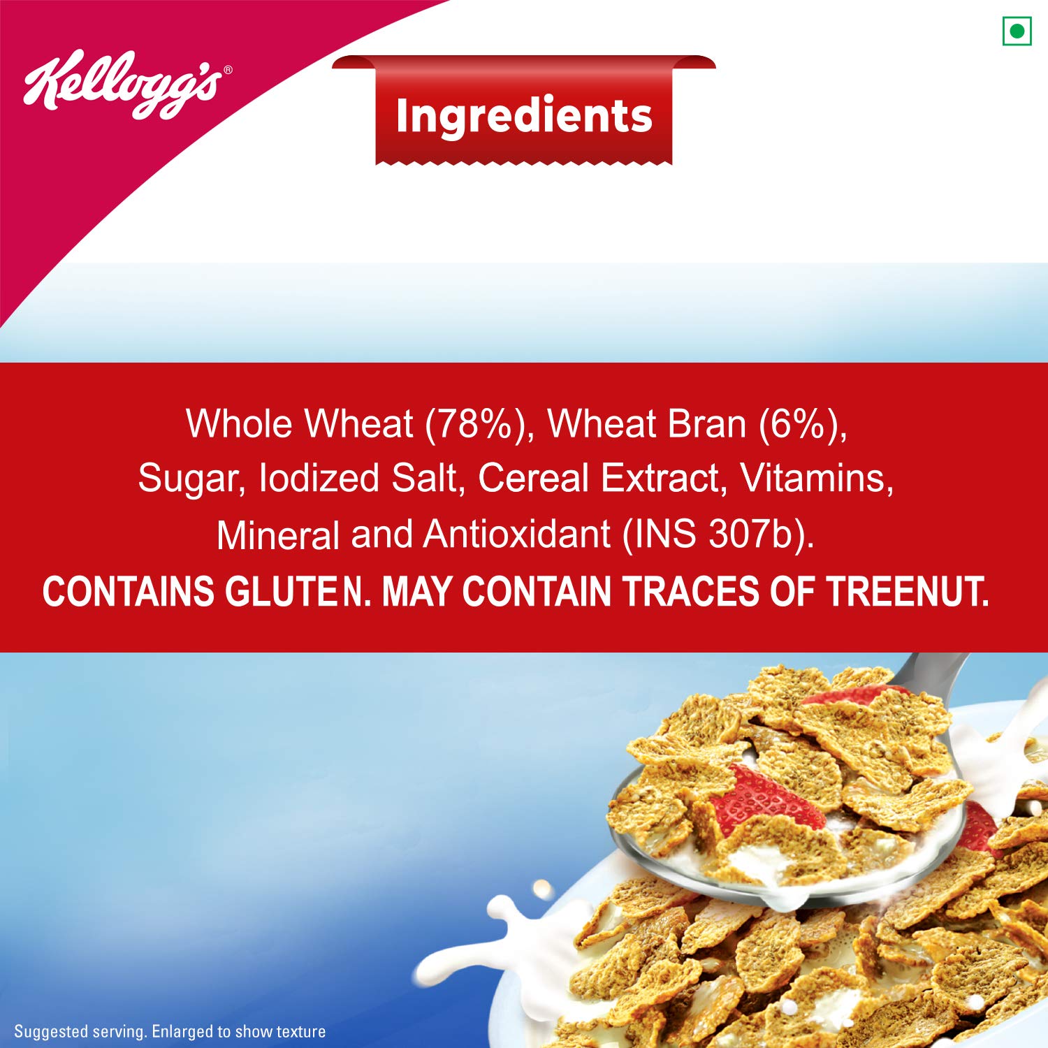 Kellogg's All Bran Wheat Flakes , High in Protein & Fibre , Low Fat