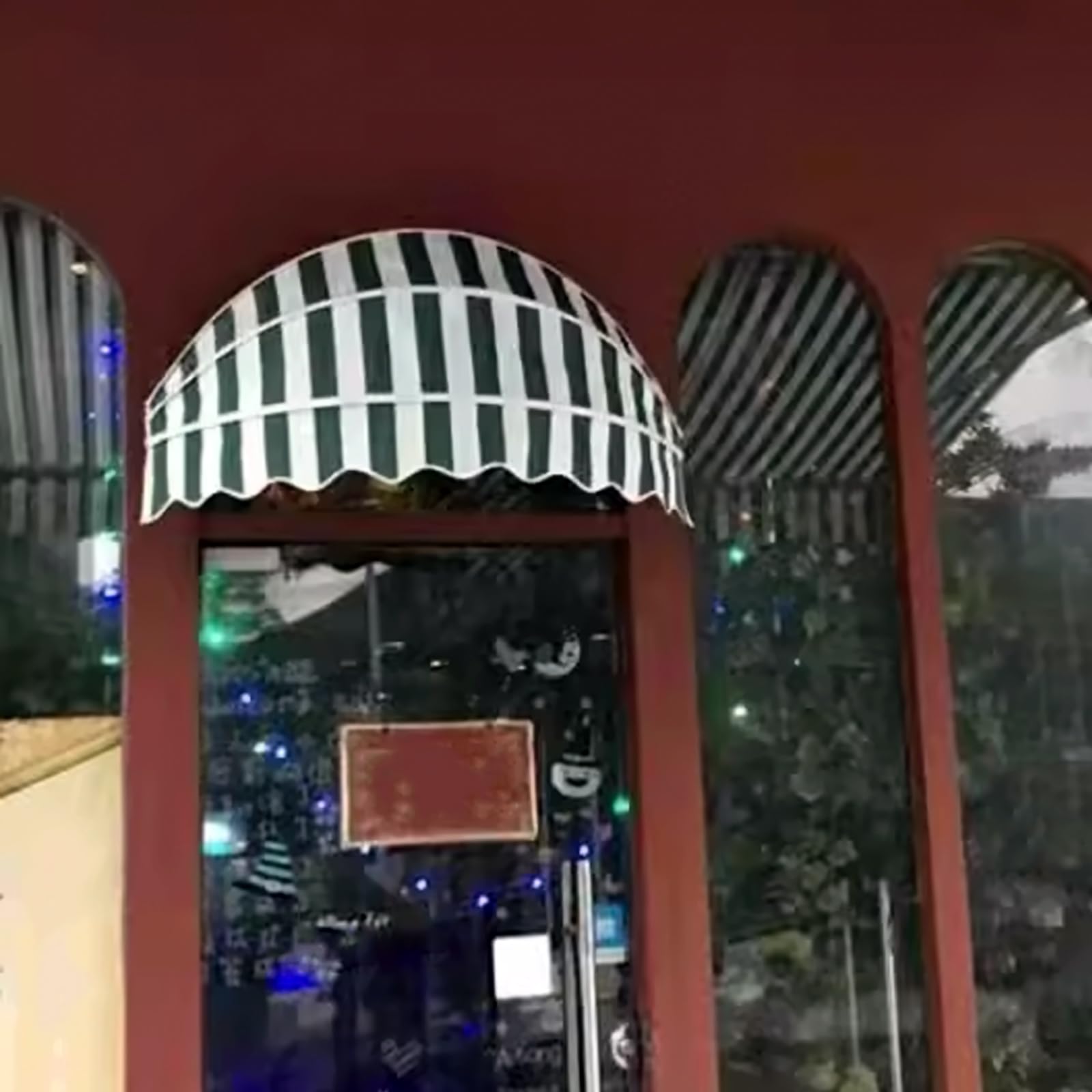 Auvent rétractable pour porte d'entrée en dôme de qualité supérieure 150cm