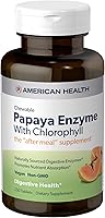 American Health Papaya Enzyme Chewables: Natural Digestion Aid, Nutrient Absorption Booster, Breath Freshener with Chlorophyll & Peppermint - Gluten-Free, Vegetarian, 250 Tablets