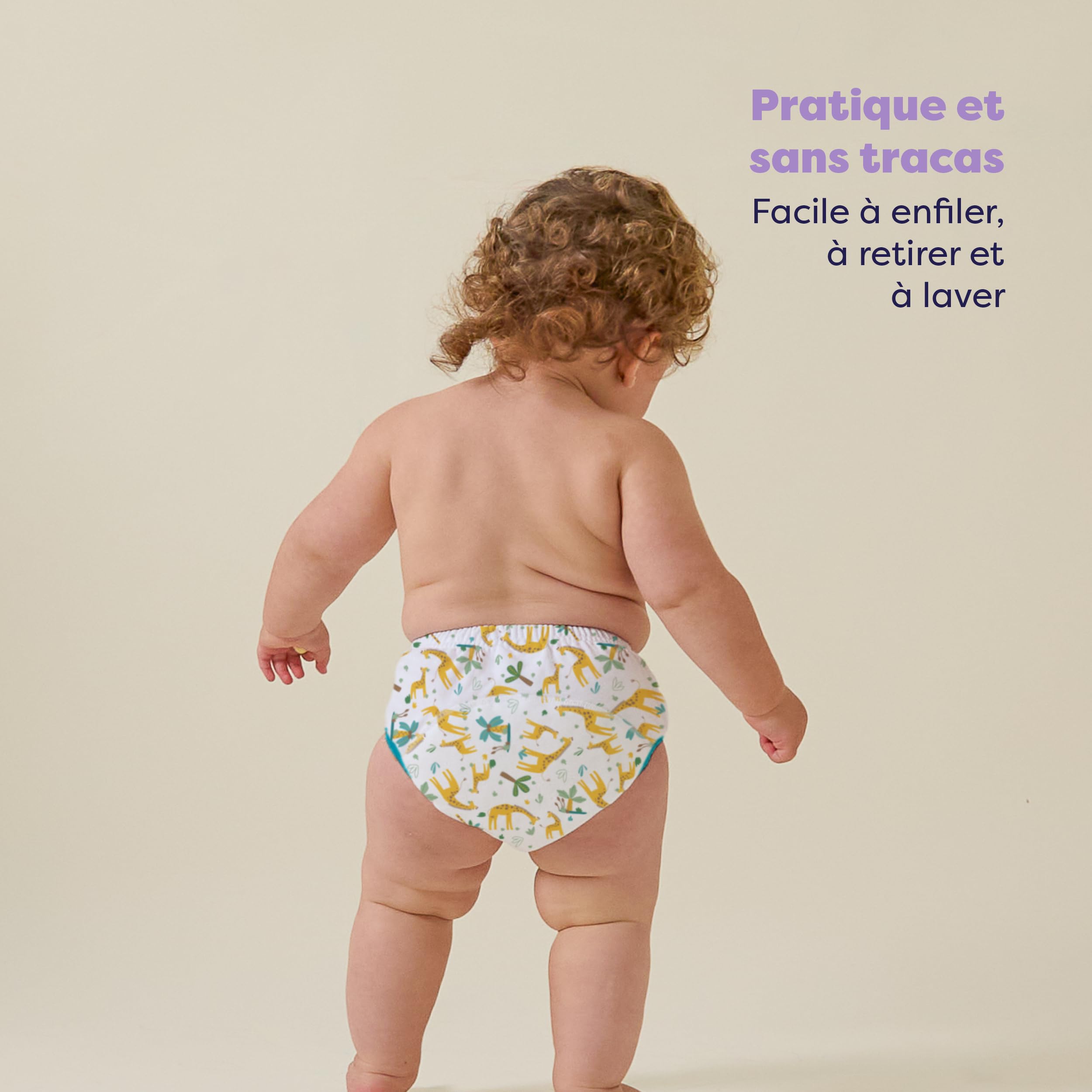 Bambino Mio MEILLEURES Lot de 5, Culotte Apprentissage propreté (FÊTE AU JARDIN / 2 à 3 ans) Fille Garcon, Coton rembourrées pour bébé Propreté Enfant Doux Lavable