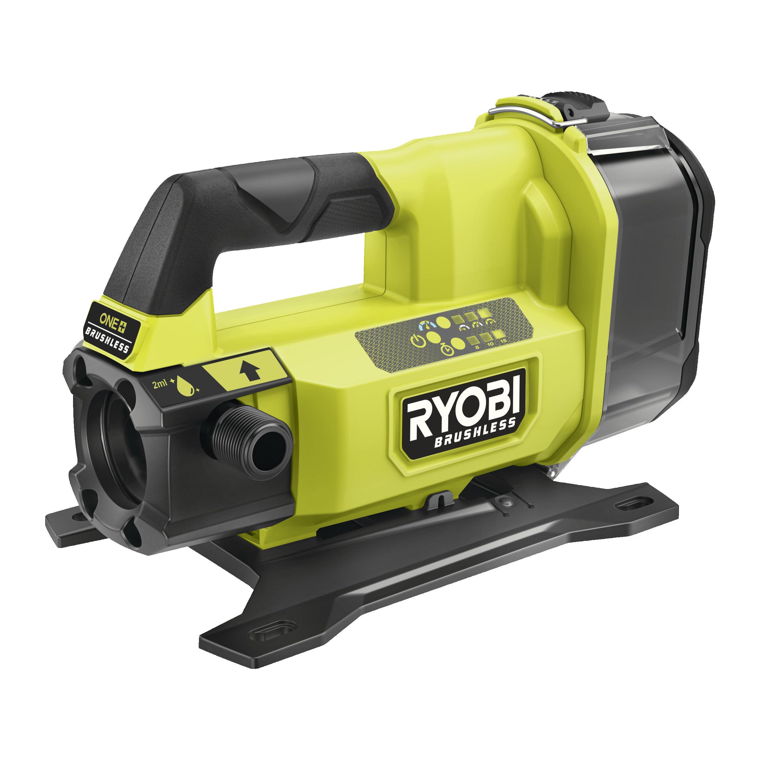 RYOBI 18 V ONE+ Brushless Akku-Transferpumpe RY18TPXA-0, Förderleistung 2.280 l/h, ohne Akku und Ladegerät