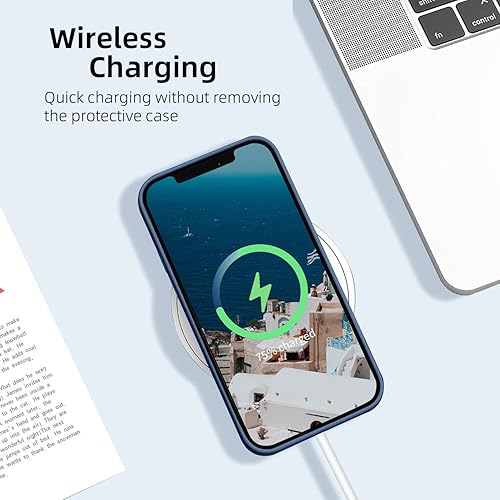 Miniatura 6 de Ownest Funda compatible con iPhone 12 y iPhone 12 Pro de 6.1 pulgadas con silicona a prueba de golpes, funda delgada para iPhone 1212 Pro con forro