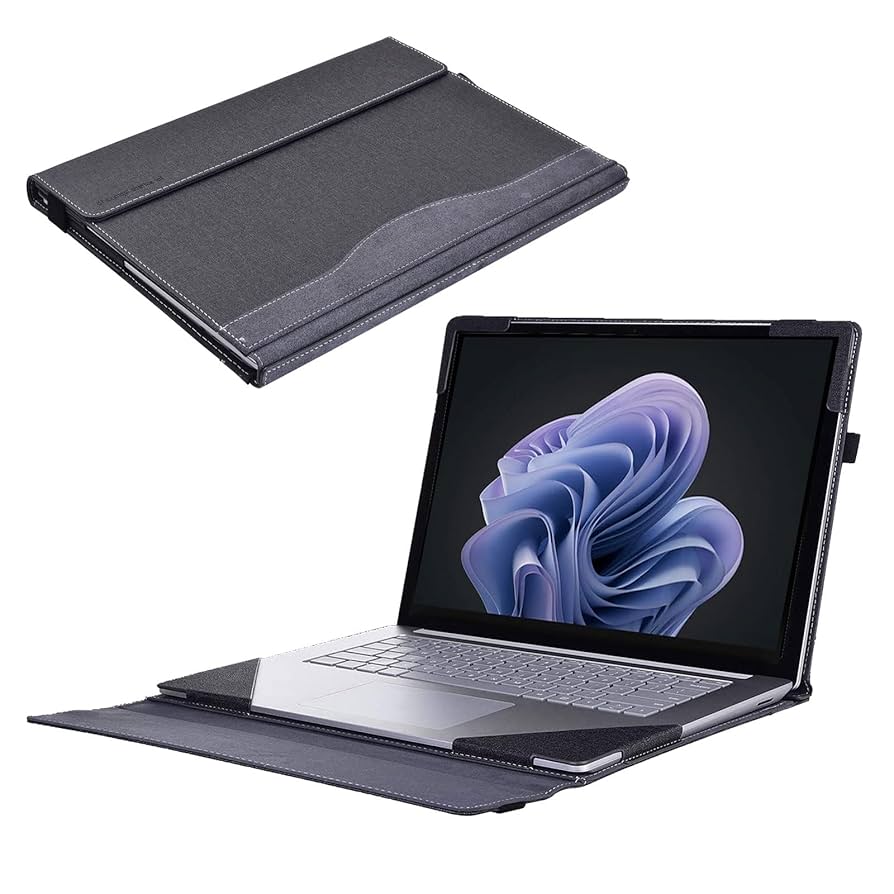 PCケース 15インチ Microsoft Surface Laptop 黒 Microsoft Surface Laptop 第7世代 13.8/15インチ ケース 布