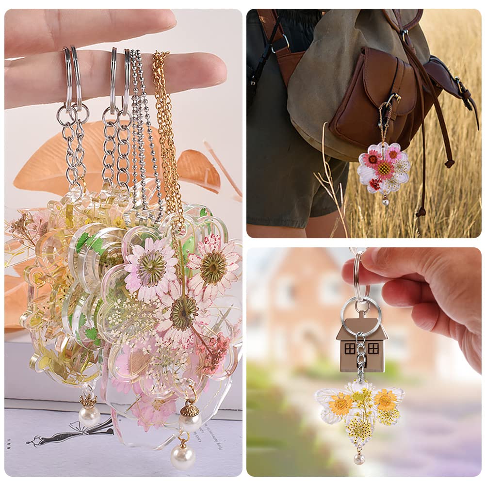 AMZTOART Lot De 3 Moules En Silicone Avec Trou En Résine Pour Baseball