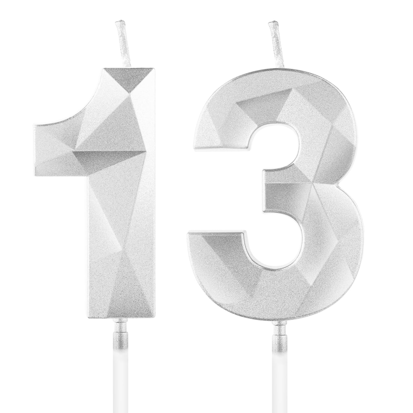 Yiran 50th Birthday Candles, Gold Number 50 Happy Birthday Candles, Cake Topper Decorations for Birthday Party, Wedding Anniversary Celebration Supply — view 86