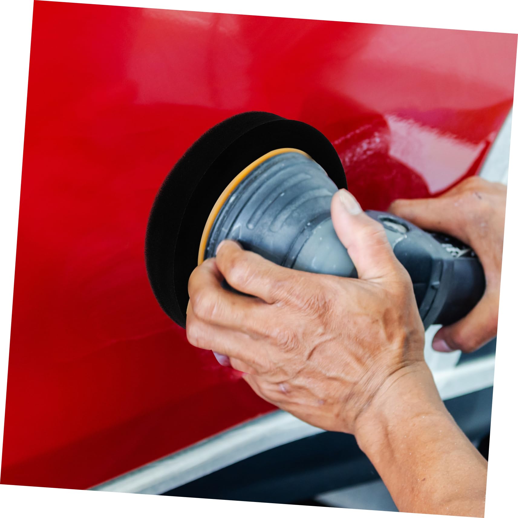 MAGICLULU Tampone Per Auto in Spugna Kit Di Ruote Lucidanti Per Trapano Accessorio Per e Ceratura Design Autoadesivo Per Applicazione Uniforme