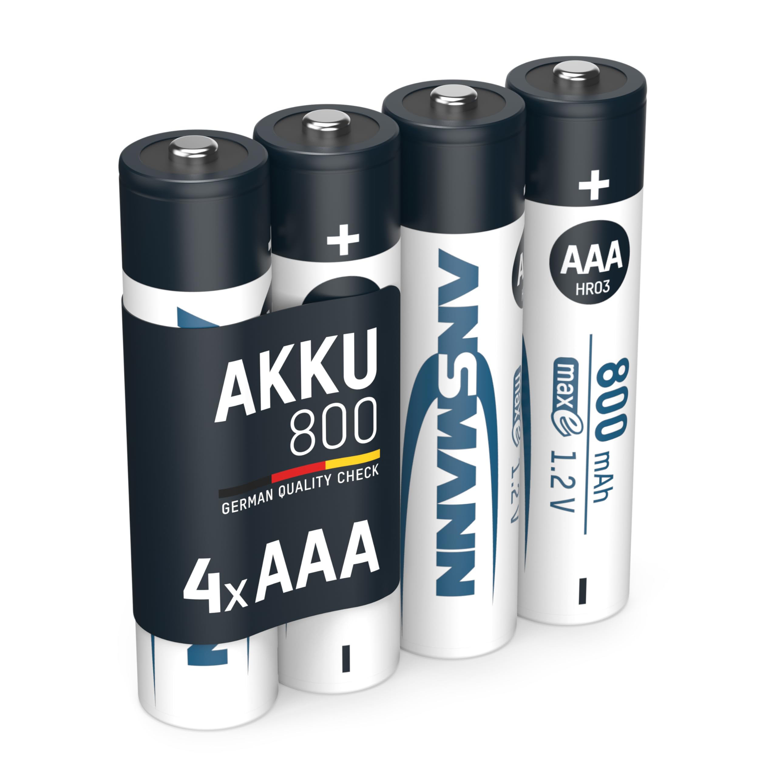 Ansmann 5035442 - Pack de 4 Pilas Recargables (NiMH, maxE+, Mignon AA, Tipo 2500 mAh), Gris — view 20