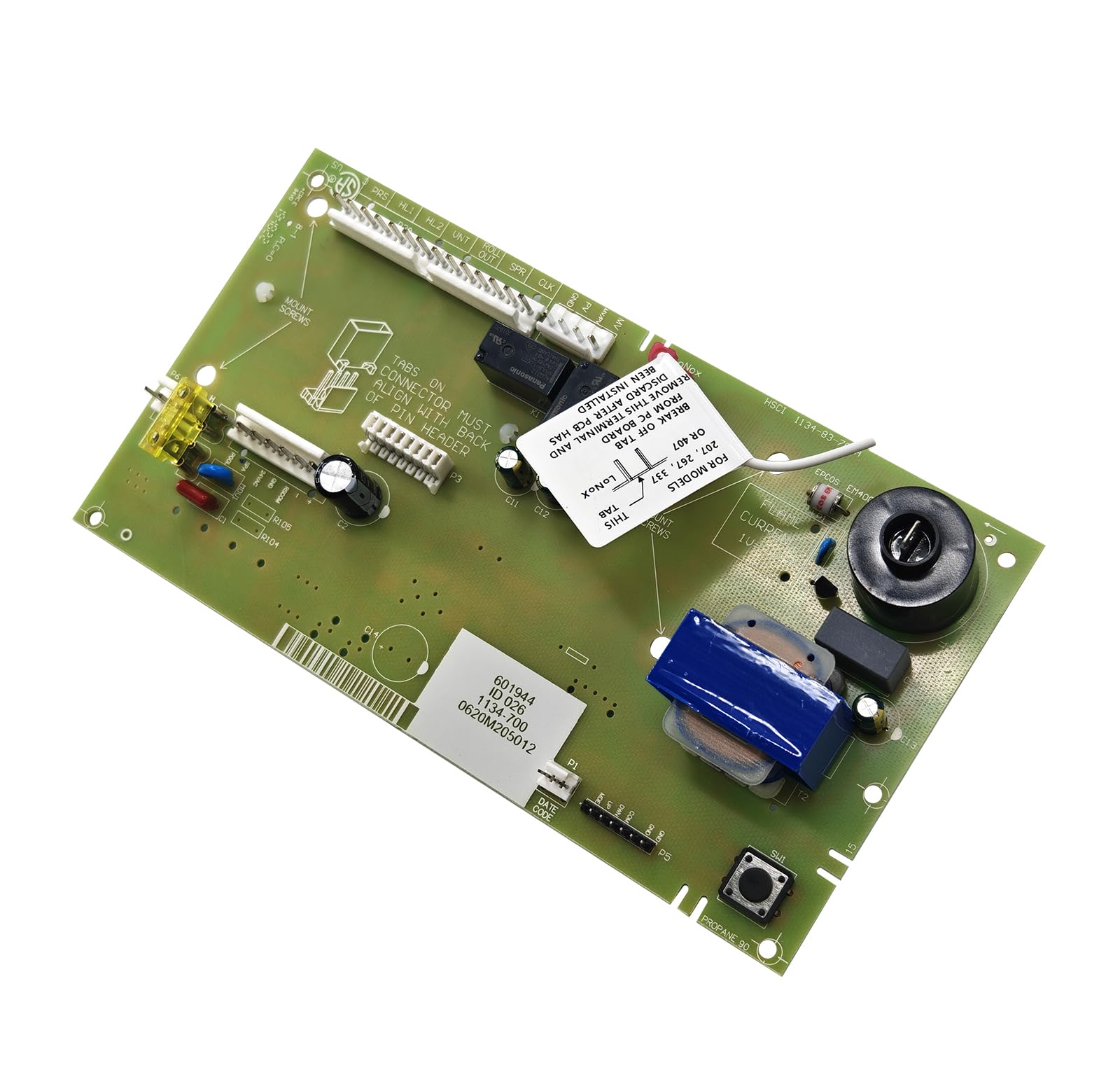 013464F PC Board Control with LCD Display Compatible with Raypak Digital Gas Heater Suitable for Models: 185B, 265B, 335B, 405B, 206A, 266A, 336A, 406A, 207A, 267A, 337A and 407A
