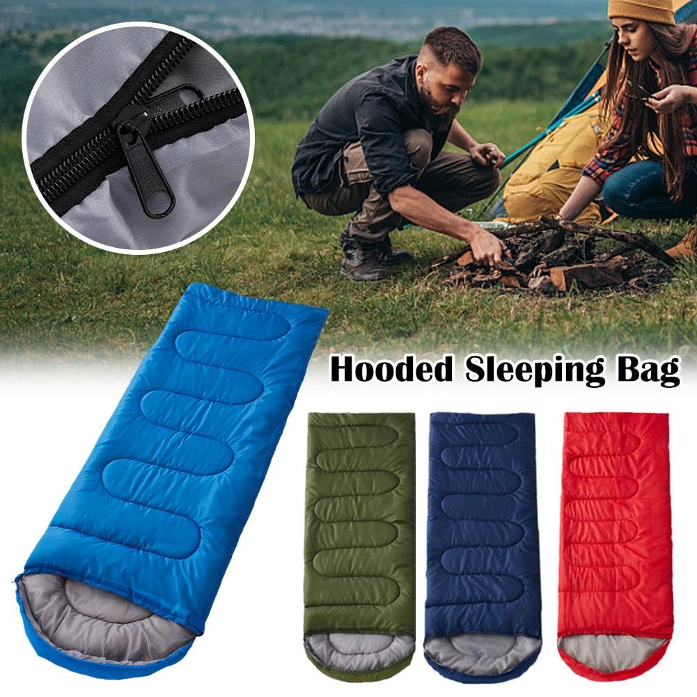Sac De Couchage Camping Ultraléger – Imperméable, 4 Saisons, Forme Momie