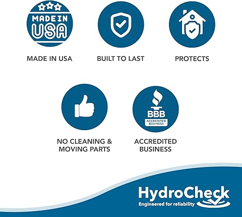 Miniatura 5 de Alarma de sensor de agua, detector inteligente de fugas de agua para el hogar y sótanos | Fabricado en los Estados Unidos | Detectores automáticos