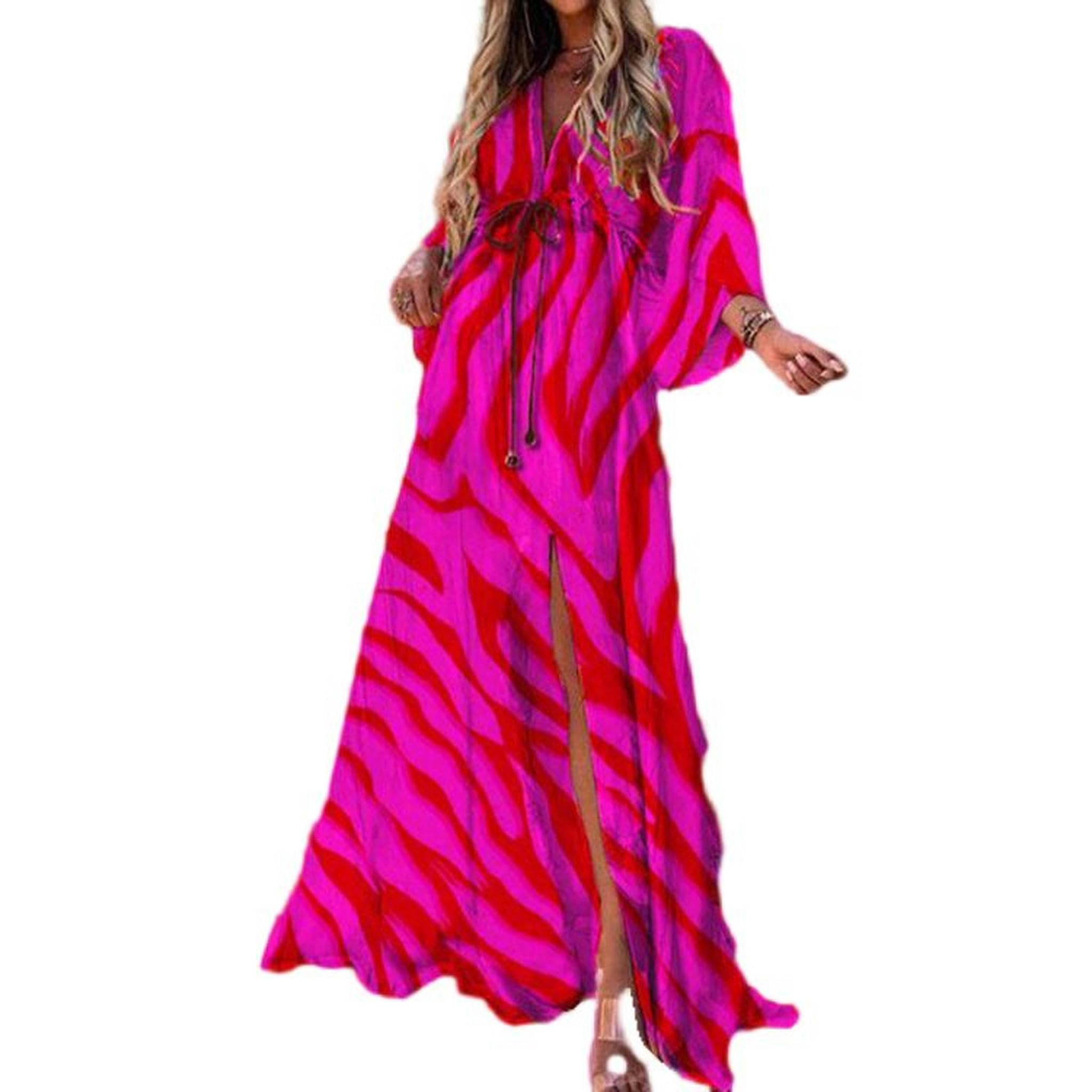 Abito Estivo da Donna con Stampa di Nuova Moda, Temperamento in Pizzo Sciolto, Grande Abito Altalena