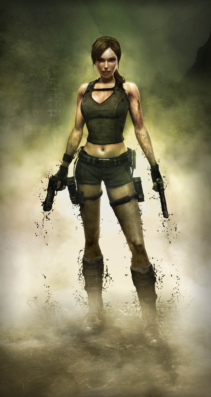 Amazon.com: Tomb Raider Underworld Lara Game Poster family silk