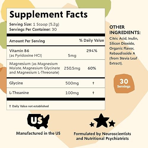 Miniatura 3 de PYM Berry Mood Chews (120 unidades) y polvo de magnesio para el estado de ánimo (30 porciones)  Apoyo para el estrés, la preocupación y el