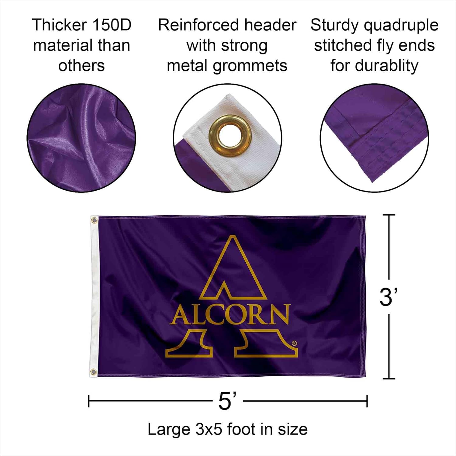 Alcorn State University Braves Banner Flag