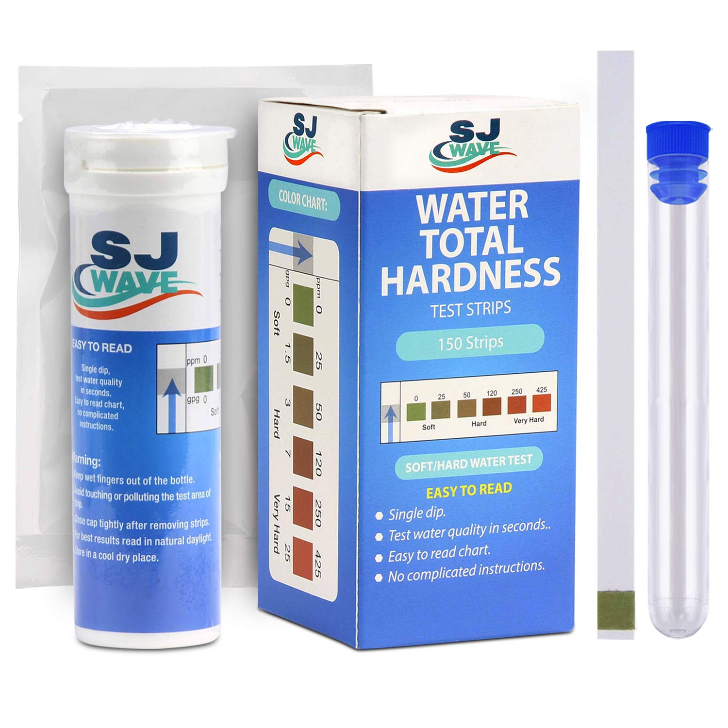 Buy Water Hardness Test Strips 150 Strips for 150 Tests, Fast and