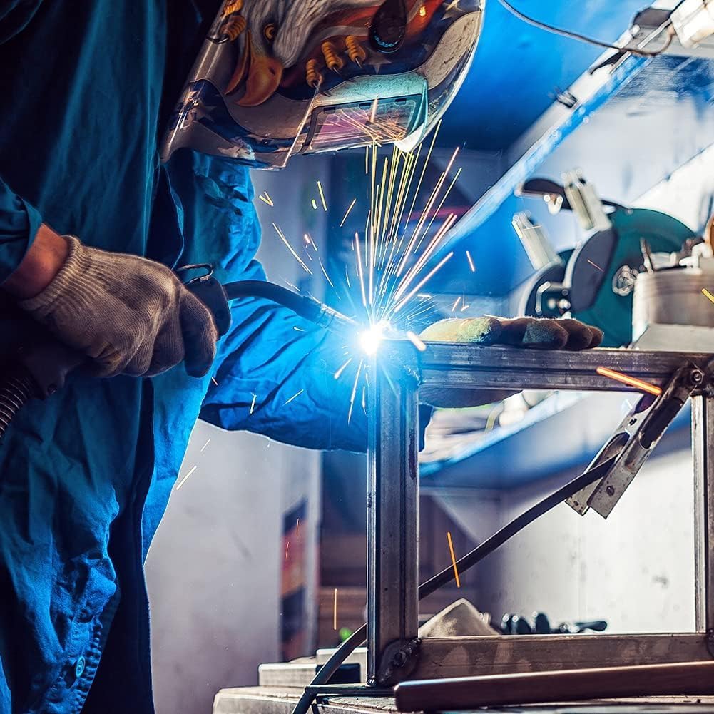 Welder performing MIG welding with the PLASMARGON torch
