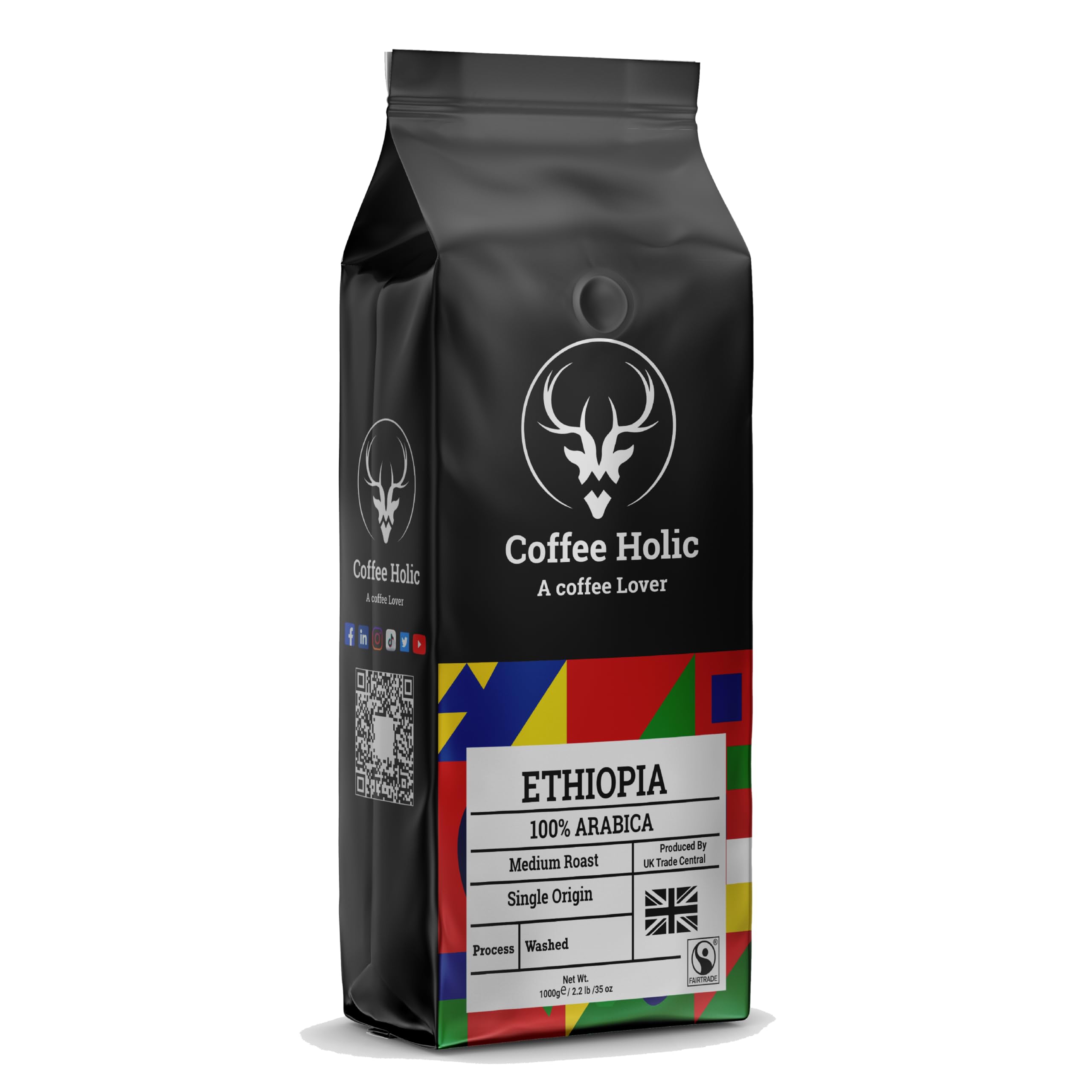 CoffeeholicEthiopian Coffee Beans 1kg