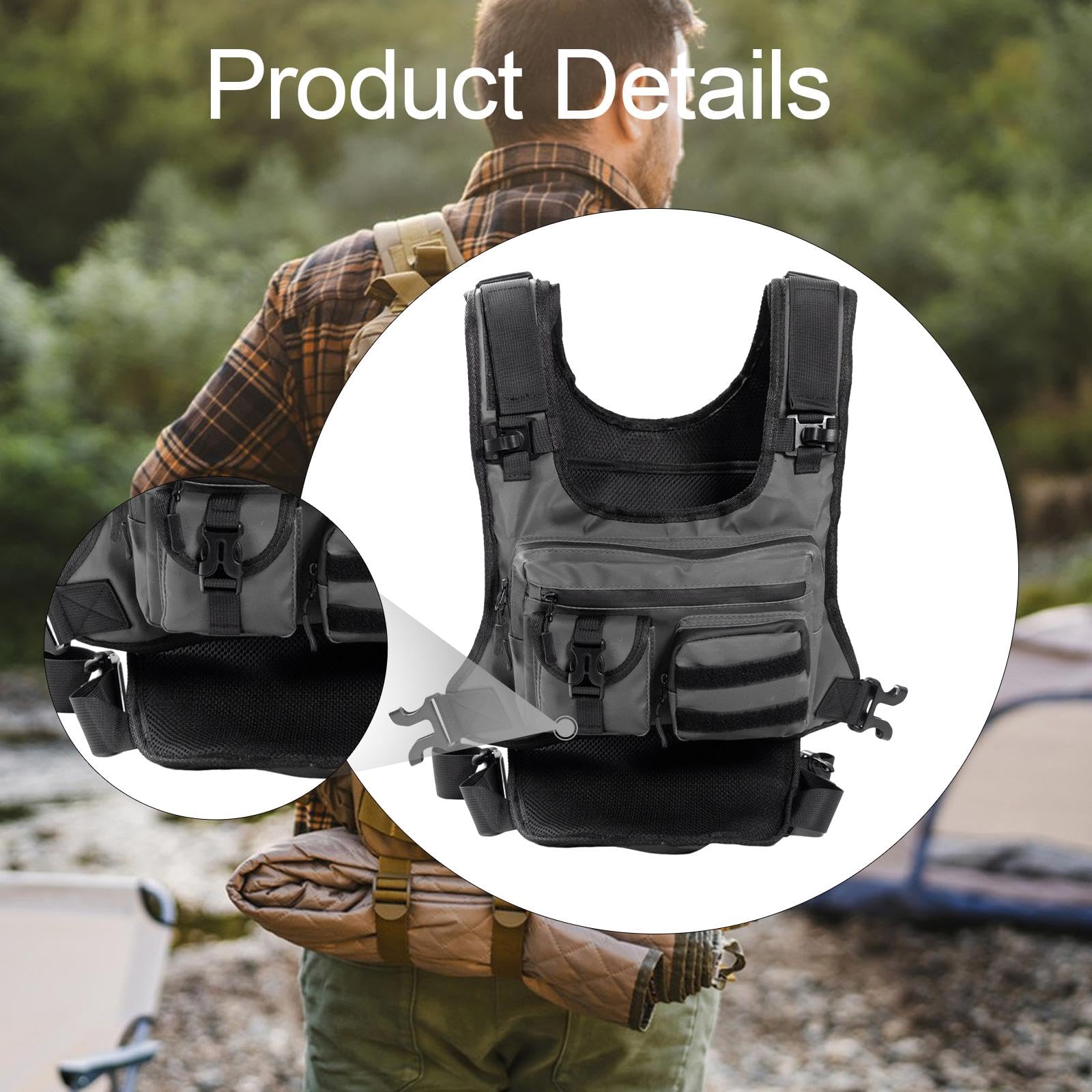 Borsa da Petto con Porta Telefono, Accessorio per Ciclismo, per Sport, Escursionismo E Ciclismo