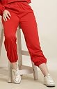 GLAMY Women's Soild Comfort Wear Loose Fit Fleece Warm Track Pants Lower || 11COLOURS || Plus Sizes || 3XL - 10XL || (in, Alpha, 6XL, Plus, RED) gallery image