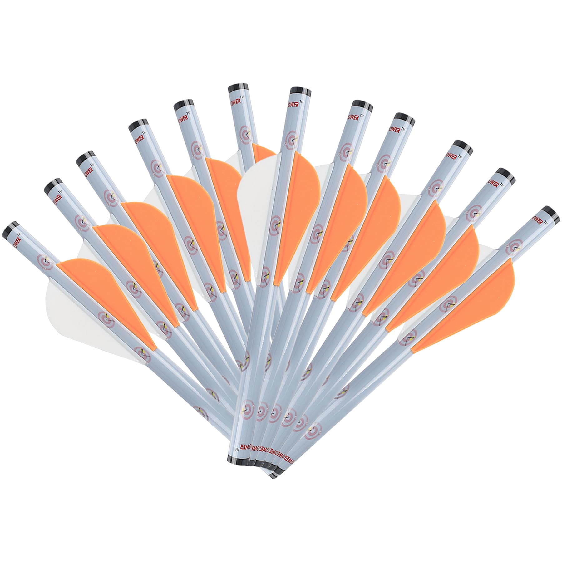 12 Packs Arrow Fletching with 2 Inch Arrow Vanes, Shrink Fletch Stretch Arrow Wraps Universal Fit for Arrows and Bolts, DIY Archery Fletching Tool