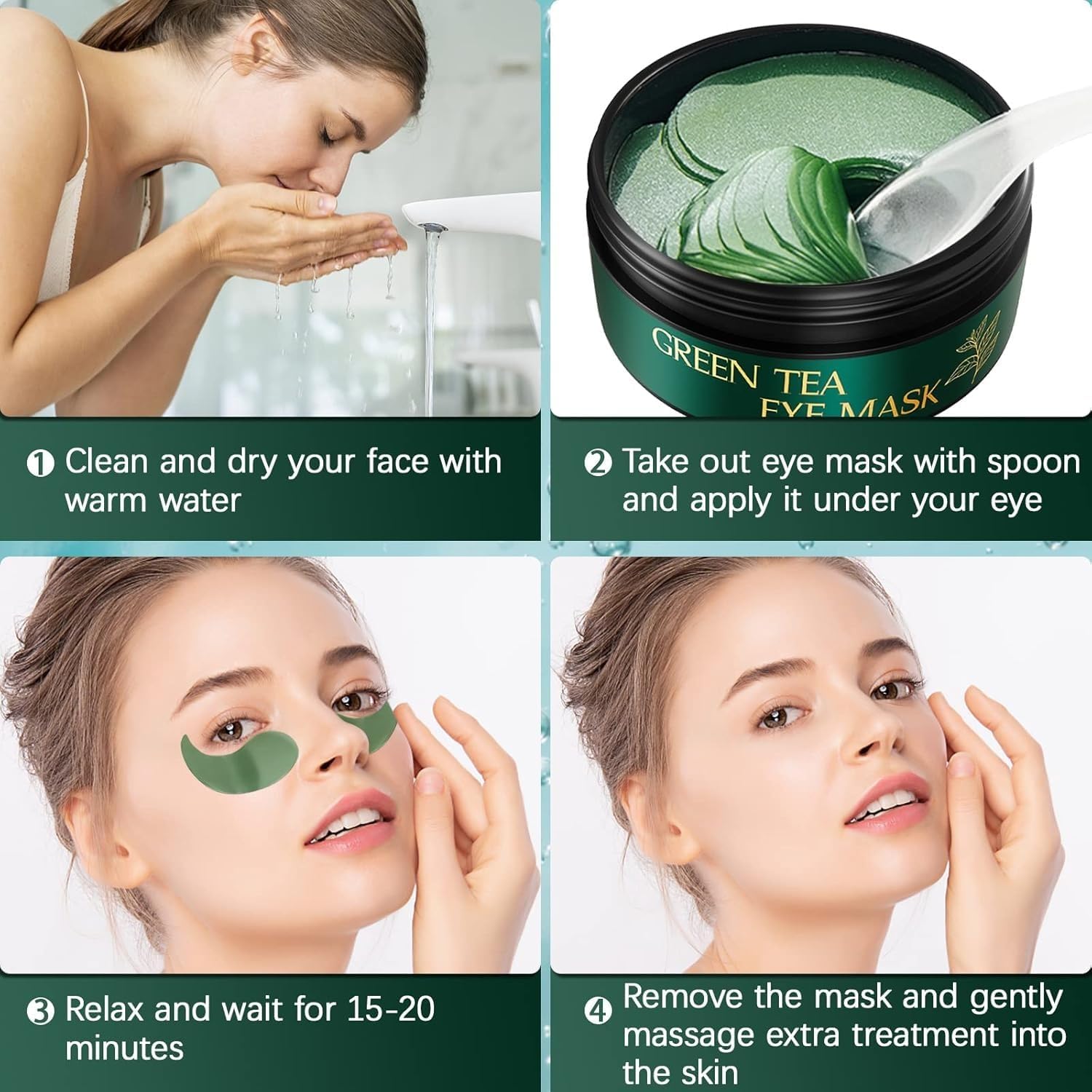 REXOTEX Under Eye Patches - Anti Wrinkle Eye Serum Patch Anti-Aging Under Eye Mask for Removing Dark Circles, Repair Fine Lines Puffiness & Wrinkles (60 Pcs) 3