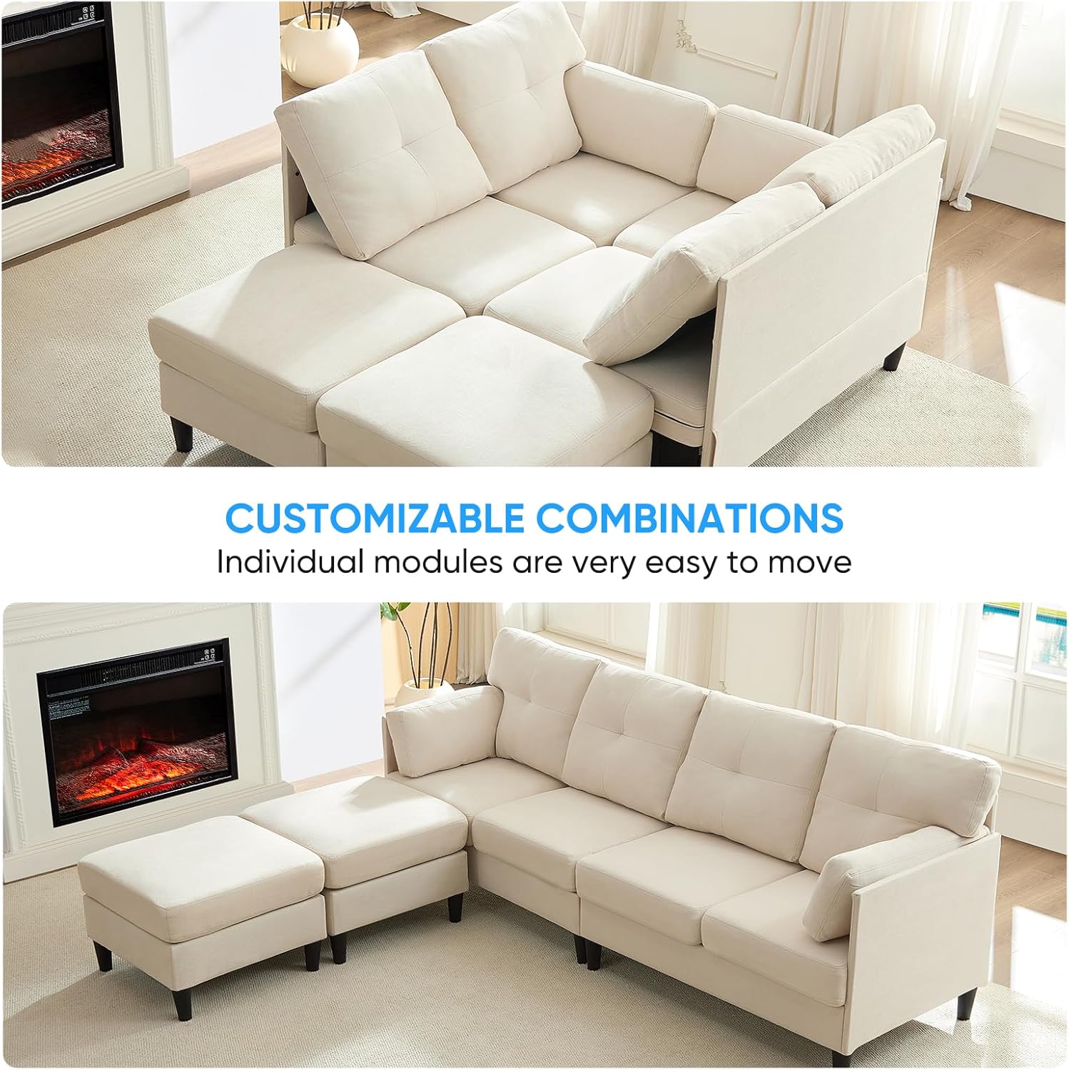 Customizable Combinations of PUREMIND Sectional Sofa