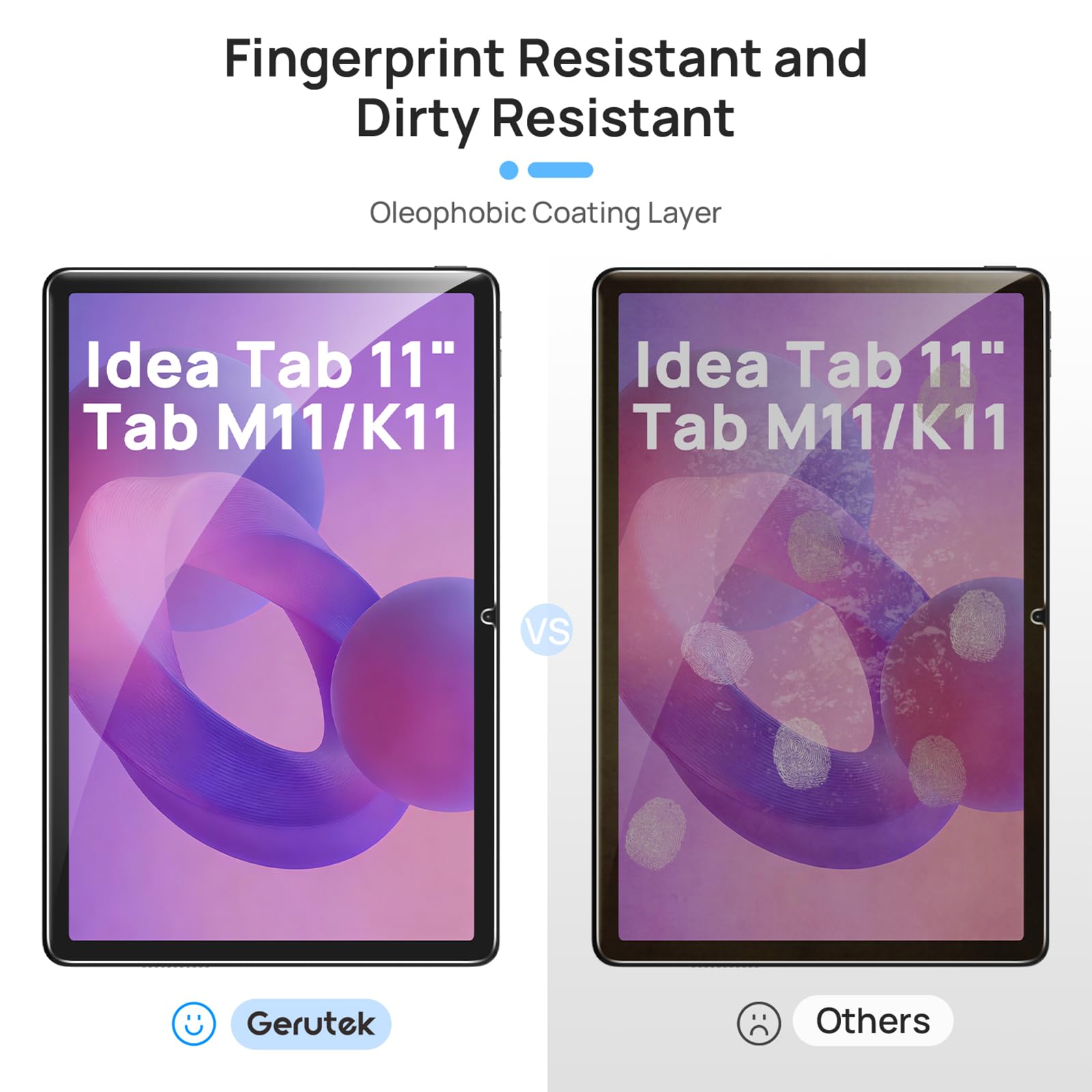 Pellicola Protettiva per Lenovo Tab M11 K11 Idea Tab 11 Pollici Xiaoxin Pad 11 Vetro Temperato 2 Pezzi