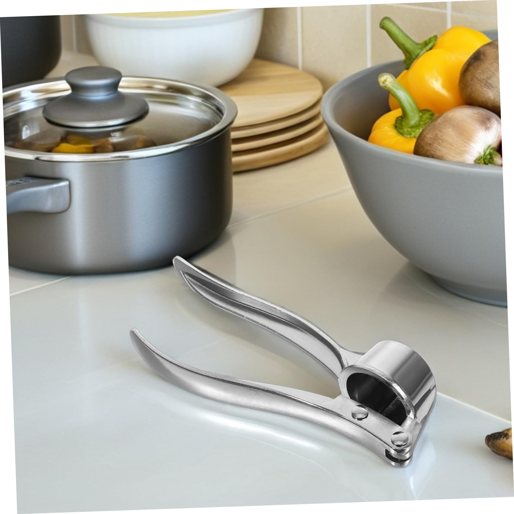 Amazon | WRITWAA ガーリックマシン にんにくの皮むき機 手動ニンニク