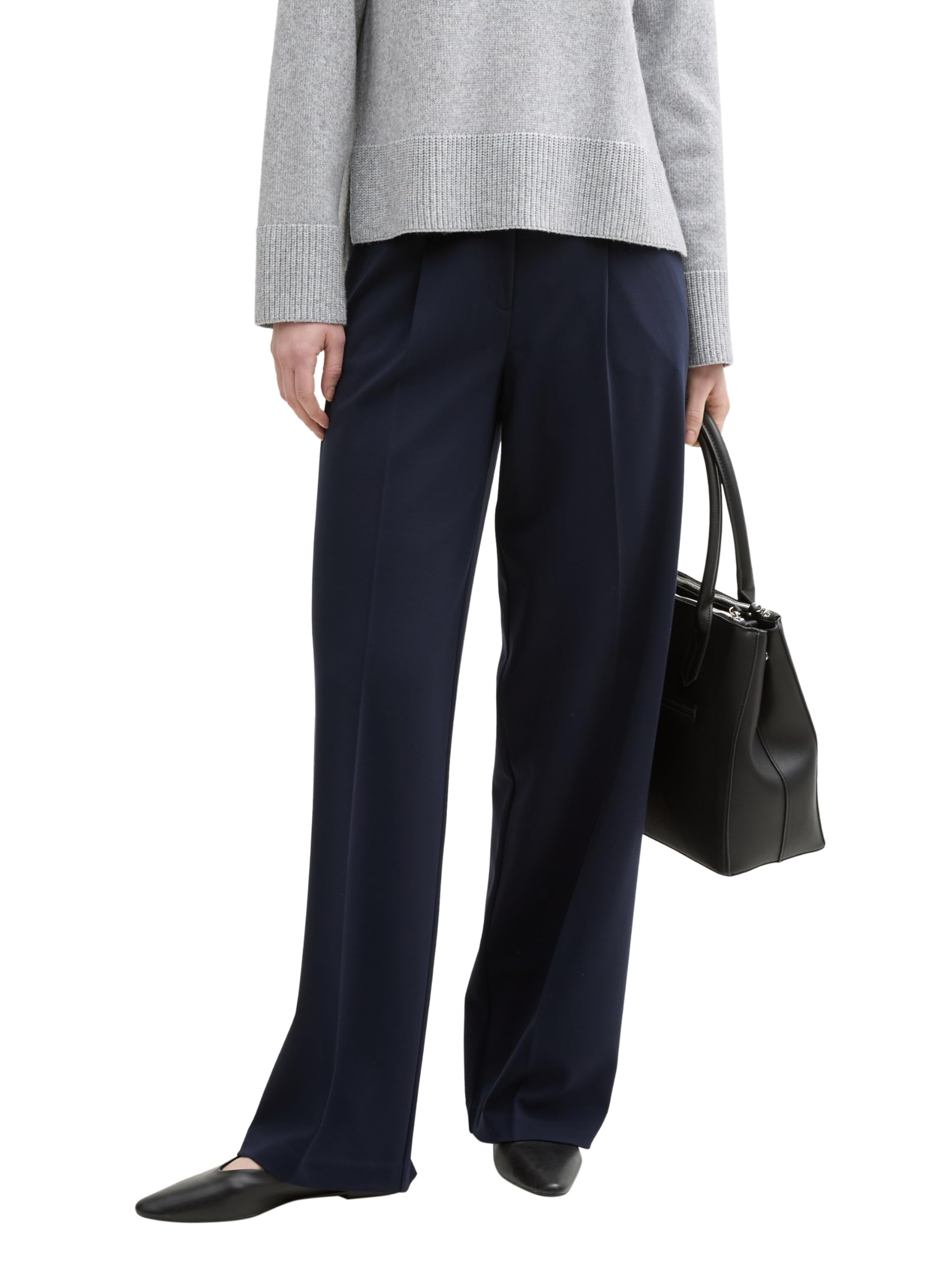 Tom Tailor Damen Lea Wide Leg Hose